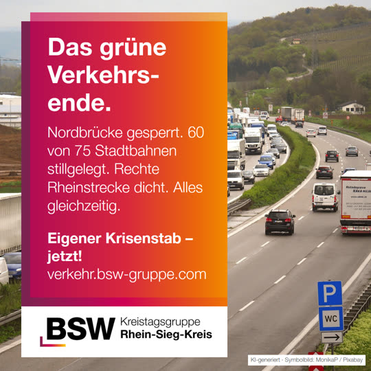 Bonn und Rhein-Sieg: Nordbrücke, Stadtbahn, Rheinstrecke – drei Sperrungen gleichzeitig
