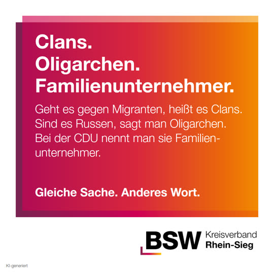 Clans, Oligarchen, Familienunternehmer: Gleiche Sache, anderes Wort