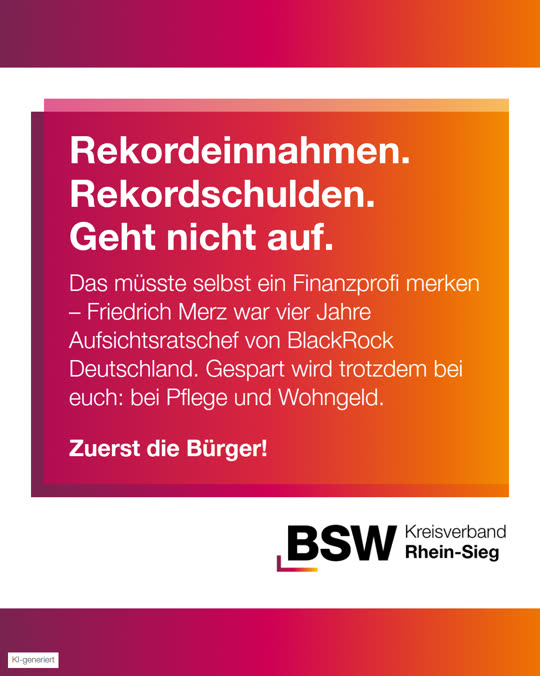 Rekordeinnahmen, Rekordschulden – das müsste selbst Finanzprofi Merz merken