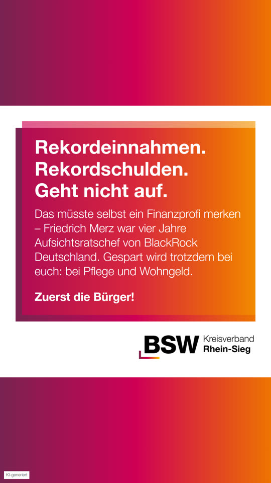 Rekordeinnahmen, Rekordschulden – das müsste selbst Finanzprofi Merz merken
