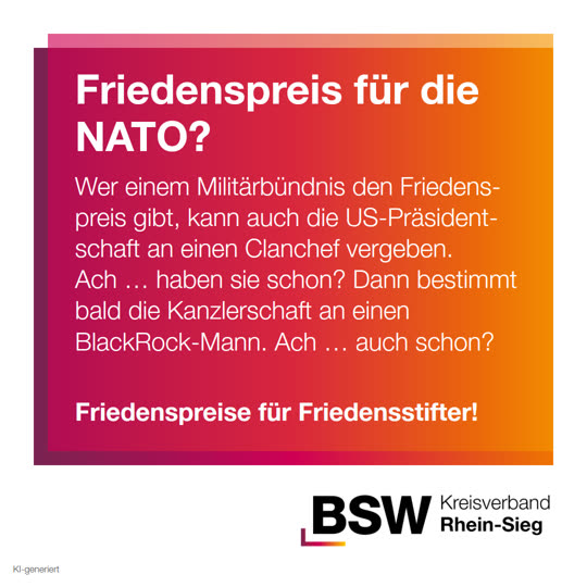 Westfälischer Friedenspreis für die NATO – Münster ehrt ein Militärbündnis
