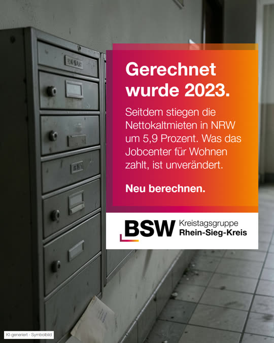 Rhein-Sieg-Kreis: Mietobergrenzen fürs Jobcenter seit 2023 unverändert
