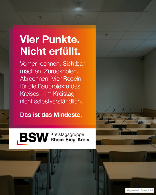 Rhein-Sieg-Kreis: vier Regeln für öffentliches Geld, die bisher fehlen