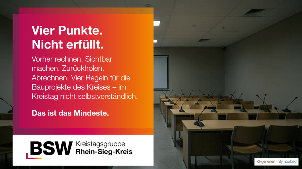 Rhein-Sieg-Kreis: vier Regeln für öffentliches Geld, die bisher fehlen