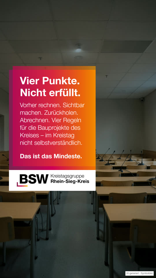 Rhein-Sieg-Kreis: vier Regeln für öffentliches Geld, die bisher fehlen
