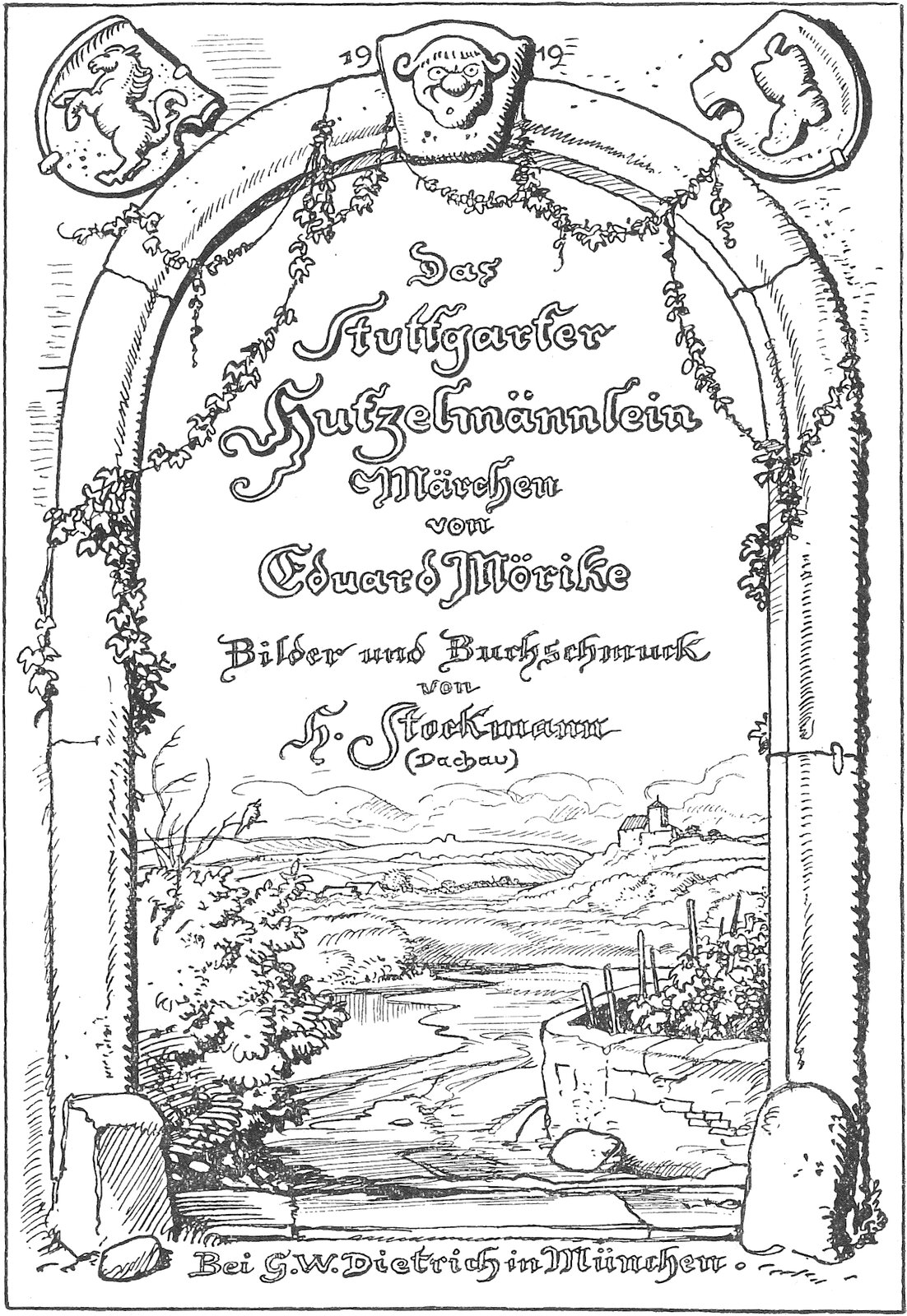 Titelblatt der Ausgabe von 1919, gezeichnet von Hermann Stockmann