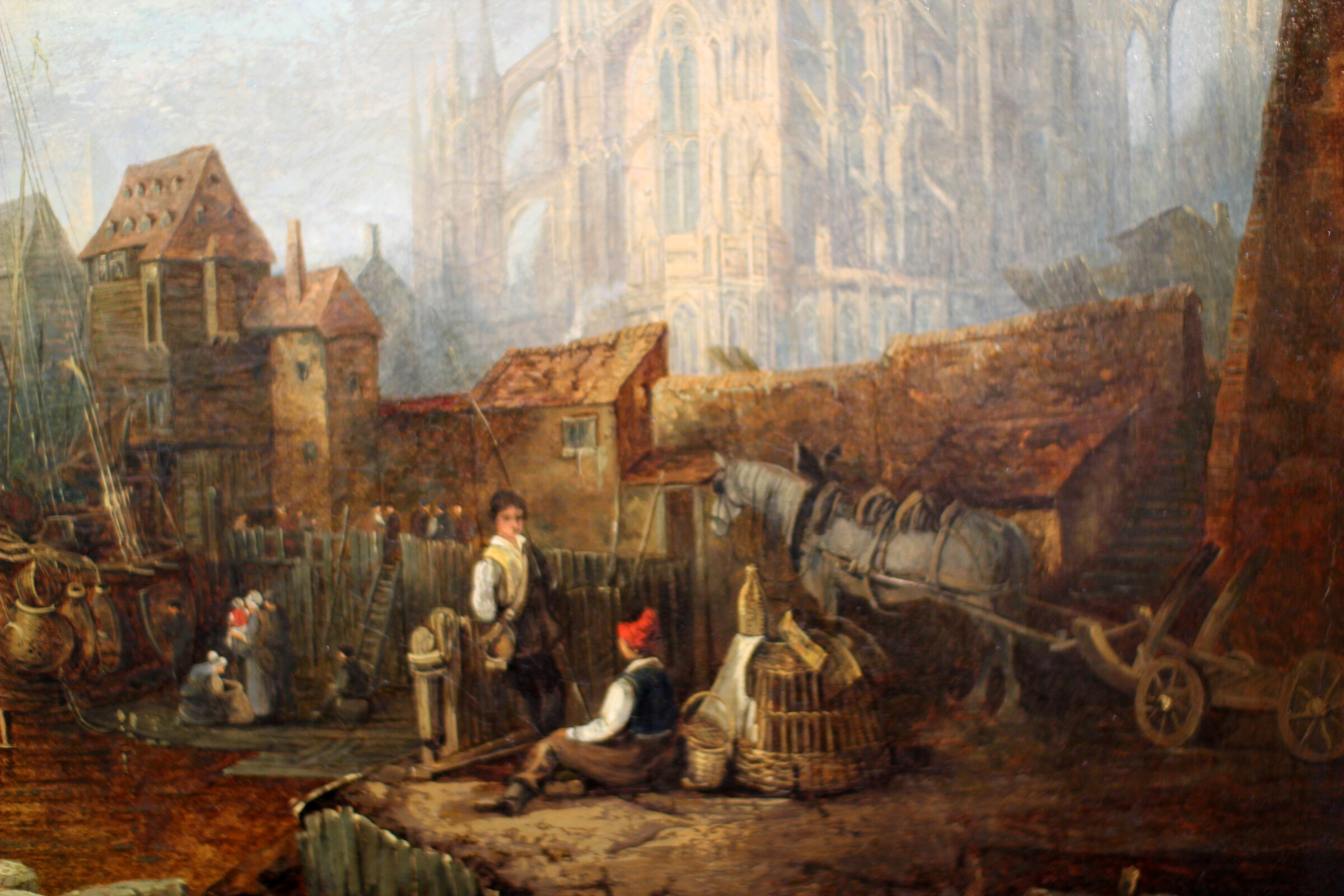 Kölner Rheinufer, Gemälde von Clarkson Stanfield, um 1826 (Kölnisches Stadtmuseum)