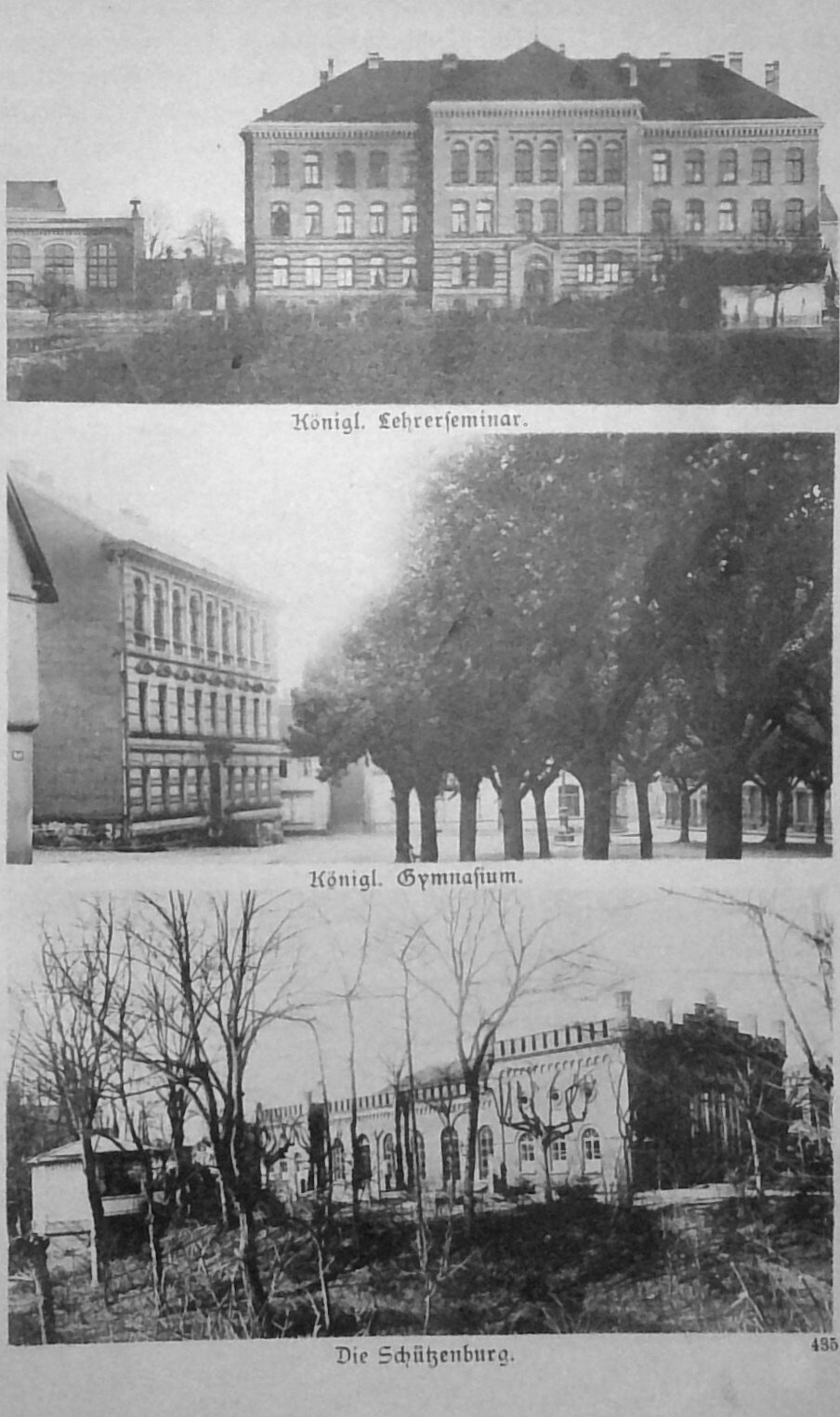 Abbildung 11: Lehrerseminar, Gymnasium & Schützenburg
