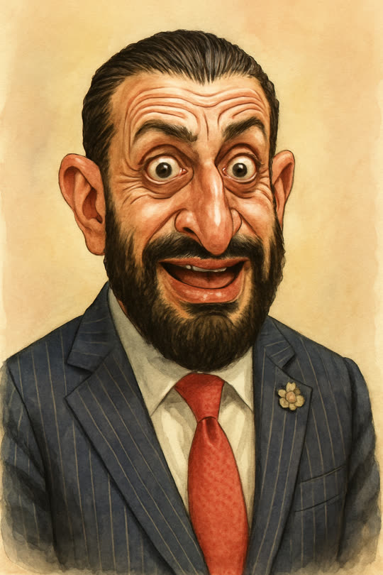 Abu Muhammad al-Dscholani – Karikatur