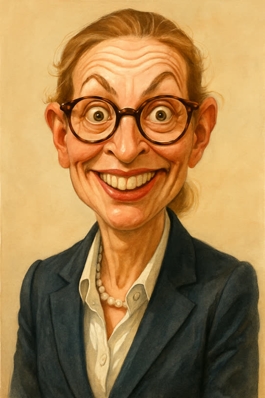 Alice Weidel – Karikatur