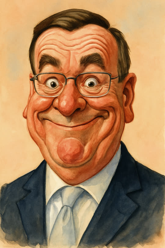 Boris Pistorius – Karikatur