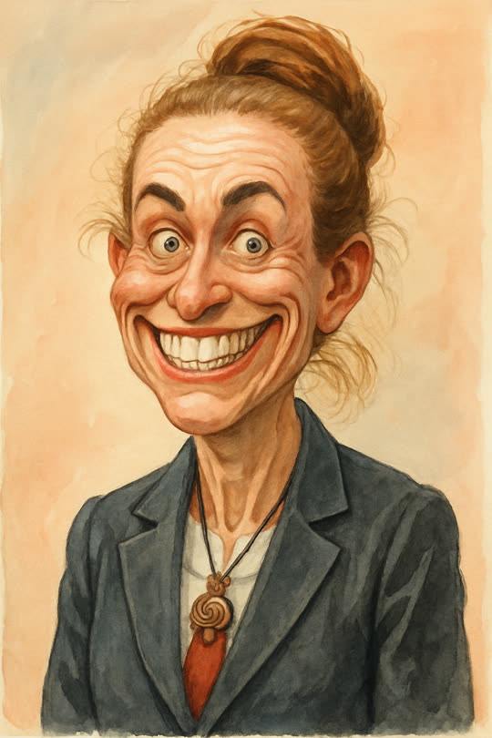 Carola Rackete – Karikatur