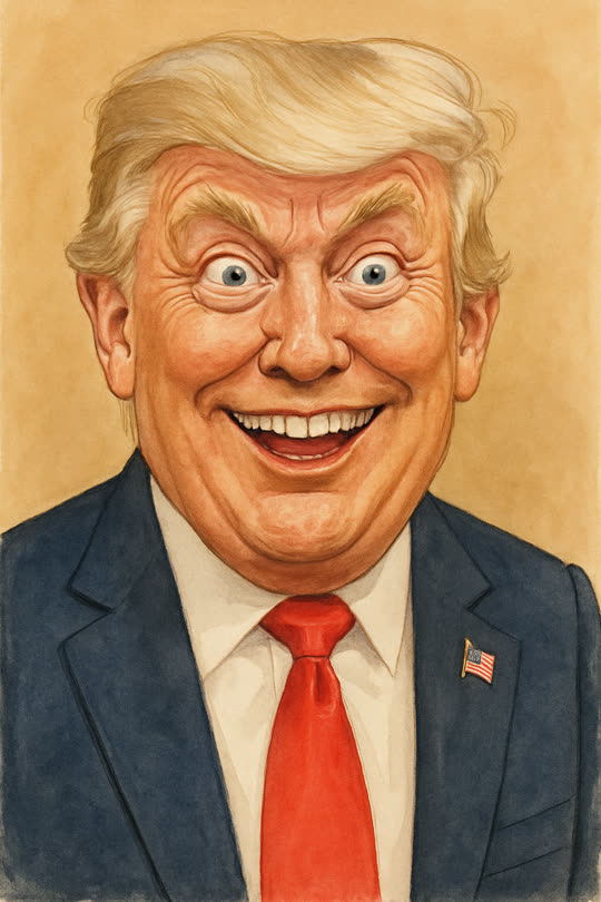 Donald Trump – Karikatur