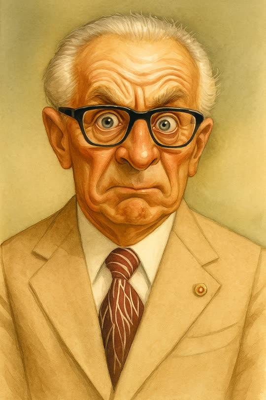 Erich Honecker – Karikatur