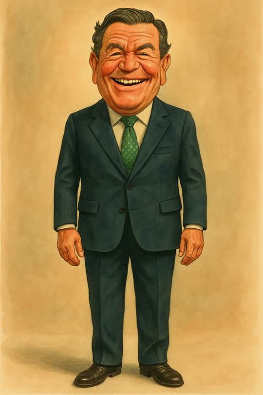 Gerhard Schröder – Karikatur