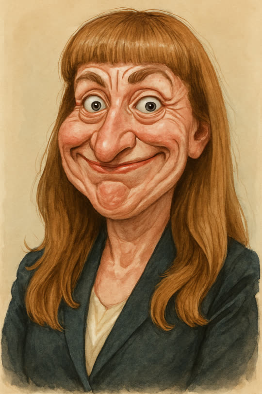 Heidi Reichinnek – Karikatur