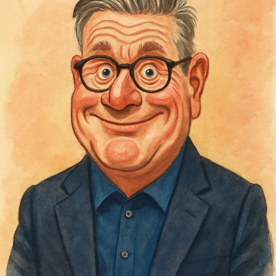 Keir Starmer – Karikatur