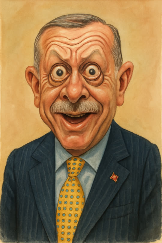 Recep Tayyip Erdoğan – Karikatur