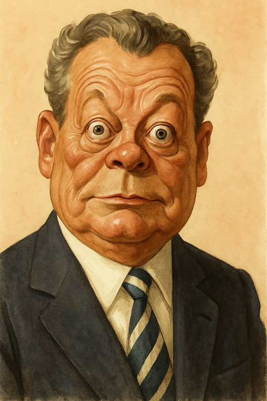 Willy Brandt – Karikatur